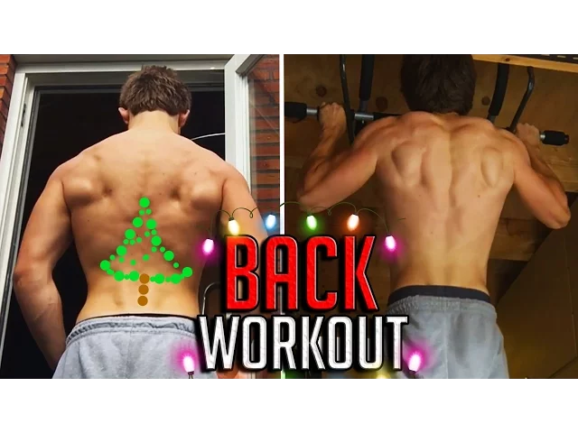 body transformation - christmas back workout!(christmas tree muscles) - bodybuilding & calisthenics